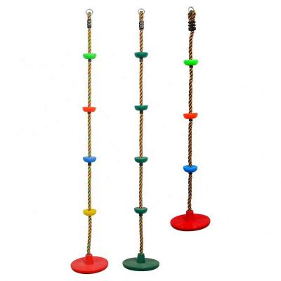 China 2021 Outdoor Tree Swing Disk Kids Toys Climbing Rope Frame Set 3.8*11cm for sale