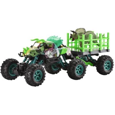 China 2021 New Dinosaur Remote Control Car High Speed ​​Drift Racing Trailer Radio Toy 57*21.5*24 for sale