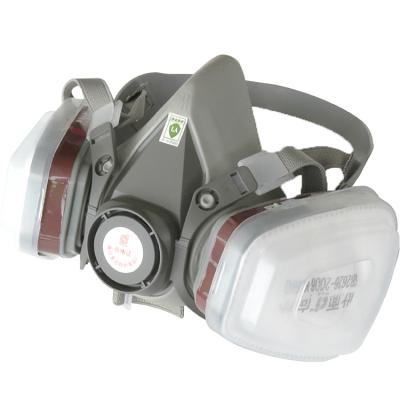 China Recyclebaar ABS en geactiveerd koolstof dubbelfilter vol gezicht gasmasker 300g Te koop