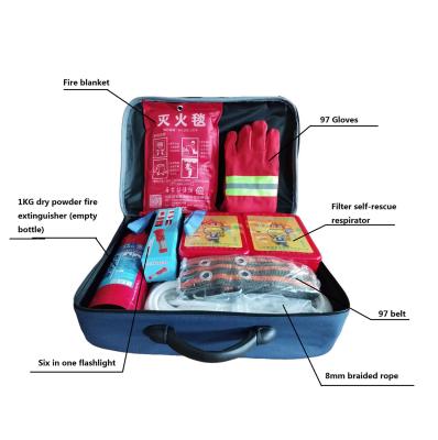 China Fire Emergency Kit Fire Escape Rescue Protection First Aid Office Home First Aid for sale