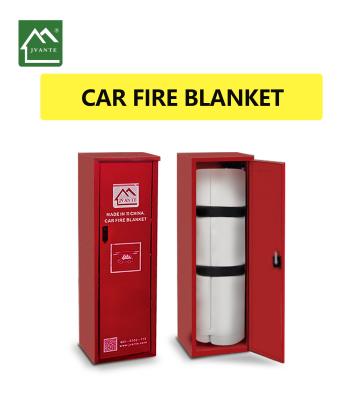 China Car Glass Fibre Fire Suppression Blanket White 4*6 6*8 6*9 10*12M Or Custom for sale