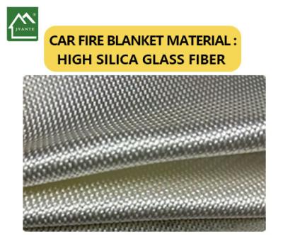 China Several Certifications Certified High Silica Glass Fiber Industrial Fire Blanket for Industrial for sale