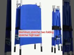 Aluminum stretcher two folding stretcher high load