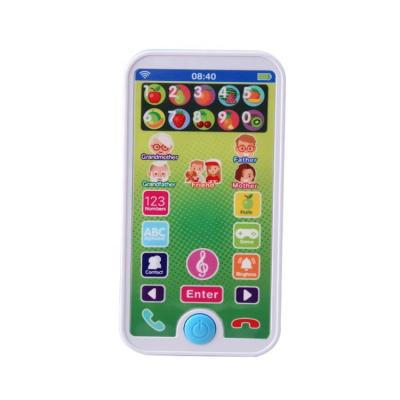 China 3*AAA Batteries Included / Belinda Brand Dinosaur Smart Mobile English Phone For Kids Toy Baby Phone for sale