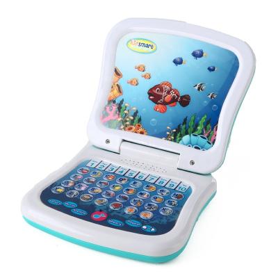 China Toy High Quality Educational Kids Educational Mini Flip Laptop Toys Smart English Language with Learn Letters Words Numbers Melodies Work for sale