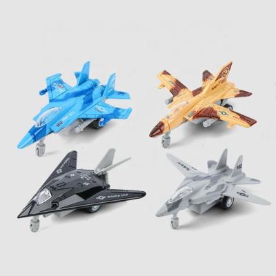 China Diecast Toy 1:180 Pull Back Model Toy Planes Fighter Jet Alloy Alloy Toys For Children Avion De Juguetes 8PCS for sale