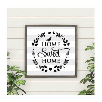 China Europe Kitchen Sign Interchangeable Home Sweet Wooden Sign Home Decor for sale