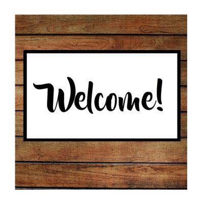 China Europe Farmhouse Welcome Sign Changeable Interchangeable Front Door Home Welcome Door Sign for sale