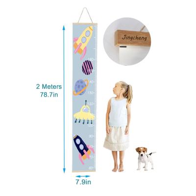 China Kids or Wall Hanging Animals Height Chart Baby Height Growth Chart Ruler for Kids Wall Ruler Removable Children Growth Height Measurement Chart for sale