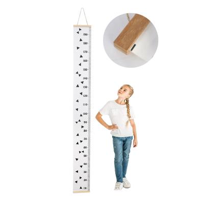 China Kids Height Growth Chart Jungle Bedroom Accessories or Wall Hanging Animals Paper Roll Up Ruler Children Kids Height Growth Chart for sale