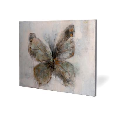 China Handmade Monet Canvas Art Beautiful Butterfly Painting Classic Oil Paintings Reproduction On Canvas for sale