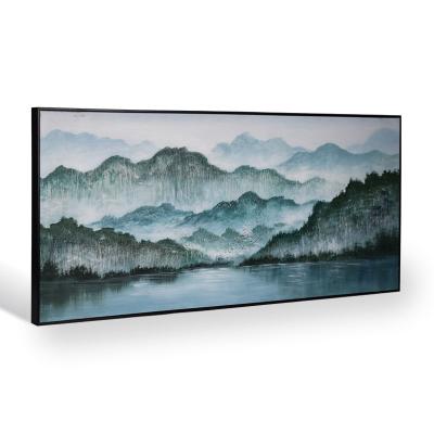 China Modern Decorations For Home Living Room Chinese Style Oil Color Cuadros Wall Art Canvas Still Life Landscape Painting for sale