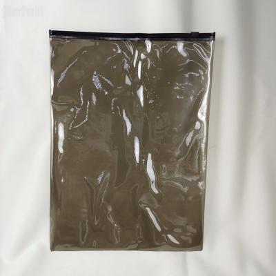 China Reusable PVC Pouch With Zipper Regenerative Material For Various Clothes for sale