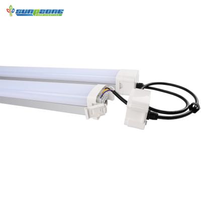 China Special Design For USA Warehouse Shipment 4ft Tight Link Light Fixture Multiple Tri-proof 8ft Batten Lights IP65 Led Tri-proof Linear Lighting 60W for sale