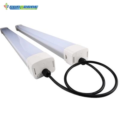 China Special design for Multi Link USA Warehouse Tri Linkable Dimmable 60W IP65 4ft Warehouse Light Fixture Vape-Tight Lights for sale