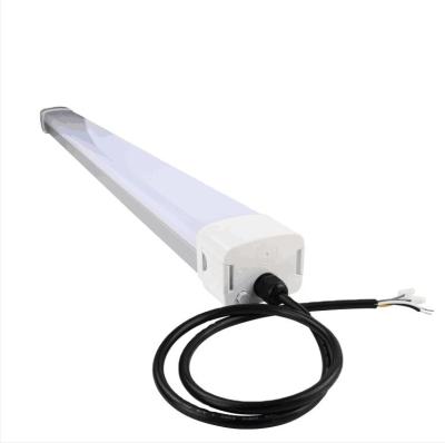 China Special design for multiple link led tri ceiling batten light vapor proof ip65 tight lights for market basement workshop for sale