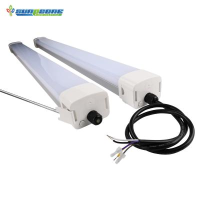 China Special design for multiple link 60w stainless steel wet environment IP65 ip66 tri-proof led vapor tight light led tri-proof light for sale