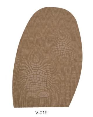 China V-019 Rubber Sole, Sole Shoe Repair Half Materials Rubber Shoe Soles For Shoe Making for sale