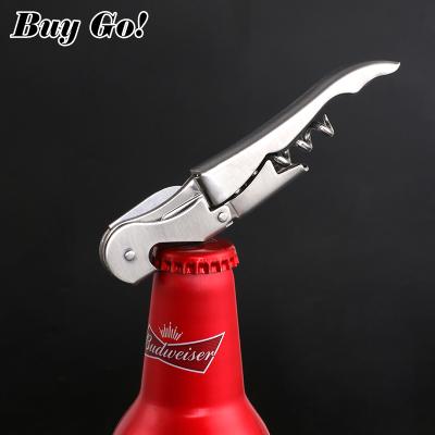 China Corkscrew Corkscrew Swivel Stainless Steel Multi Function Viable Automatic Wine Bottle Opener Hippocampal Bottle Opener for sale