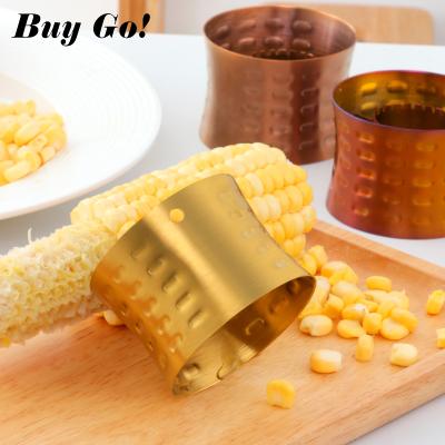 China New Fashion 304 Stainless Steel Maize Thresher To Core Planing Corn Grain Separator Creative Viable Kitchen Planing Tools for sale