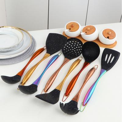 China Modern Modern Kitchen Accessories Silicon Kitchen Utensils Set Stainless Steel Utensils for sale