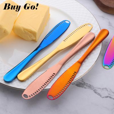 China High Quality Viable Homemade Porcelain Stainless Steel Scraper Multifunctional Butter Knife for sale