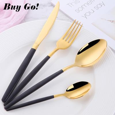 China Custom Viable Silverware Logo Wedding Gift Spoon Fork Set Home Restaurant Viable and Knife Stainless Steel Cutlery Dining Set for sale