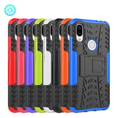 China Protector cover with kickstand factory price tpu phone case for redmi 7 and shockproof case for redmi 7 for sale