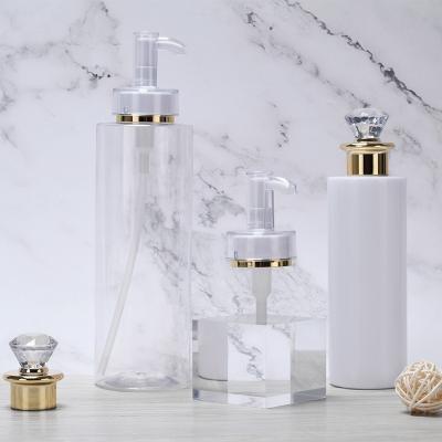 China 100ml 200ml 300ml 400ml 500ml Cosmetic Refillable Shampoo Bottles 300ml Luxury Shampoo Bottle Design Travel Shampoo Bottles With Pump for sale