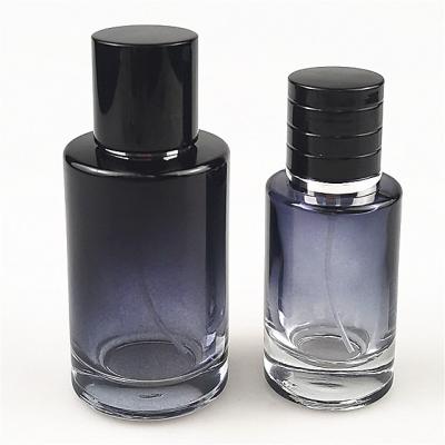 China Wholesale Perfume Round Shape 50 Ml 30 Ml Perfume Glass Bottle With Spray for sale