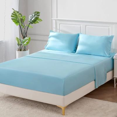 China 100% Bamboo Sheet Set Anti-pilling Bedding Set Bamboo Bed Sheet for sale