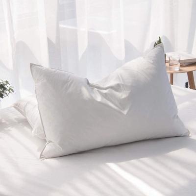 China Duck Down Pillows Alternative Ultra Soft Breathable Queen Anti-pilling for sale