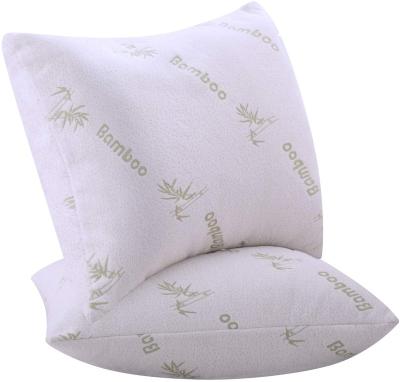 China Anti-pilling Cooling Shredded Memory Foam Bed Pillows With Bamboo Covers for sale