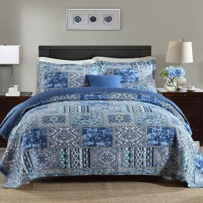 China Nondisposable Reversible Lightweight Bedding Comforter Set With Matching Sham for sale