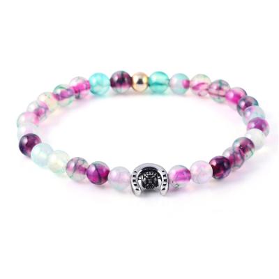 China 2022 Casual/Sporty Colorful Crystal Natural Stone Planets Solar System Hand Jewelry Bracelet Nine for sale