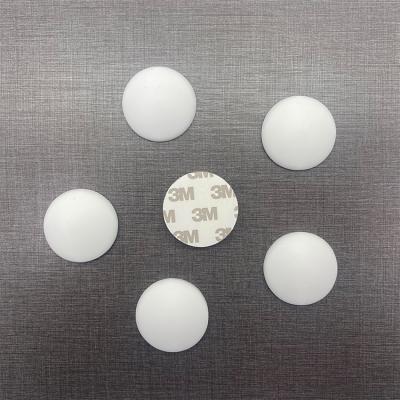 China Modern Soild Silicone Round Shape Wall Floor Protector Self Adhesive Door Stopper for sale