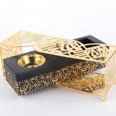 China Wholesale Arabia Resin And Metal Band Fashion Middle East Aromatherapy Stove Home Decor 2021 New for sale