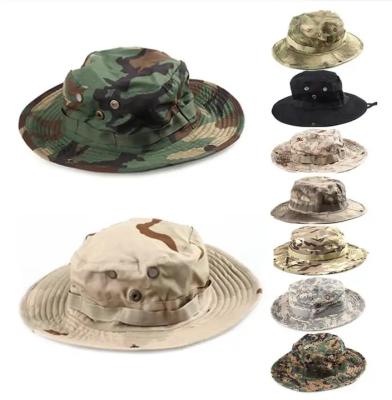 China Outdoor High Quality Tactical Jungle Camouflage Classic Boonie Hat Style With Molle Wholesale for sale