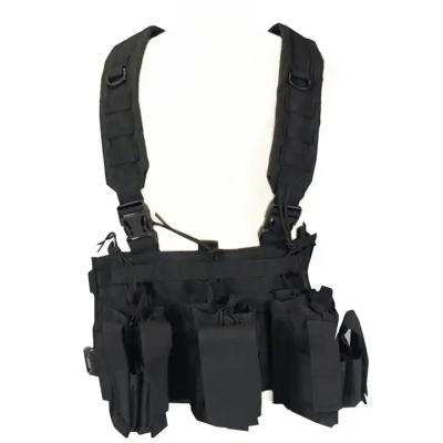 China New Anti-Wrinkle Chest Rig Molle Vest Paintball Combat Tactical Adjustable Vest for sale