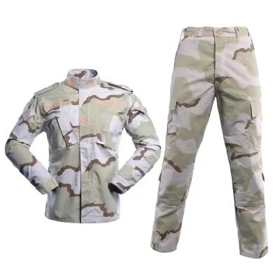 China New Men's Jacket Tactical Suit Desert Thick Tricolor Camouflage ClothesUniform Anti-Static for sale