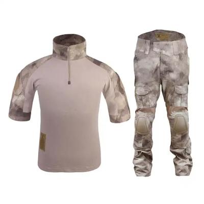 China Wholesale Anti-Static Frog Outdoor Sports Clothes Tactical Knit Camouflage Top Tactical Mens Frog Shirts for sale