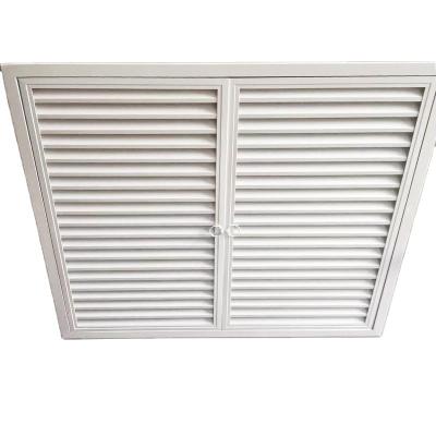 China Modern Aluminum Alloy Double Door Shutters Shutter Cabinet Door Led for sale