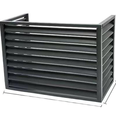 China Traditional Aluminum Alloy Canopy Grille For Outdoor Air Conditioning Unit, Cover Device for sale