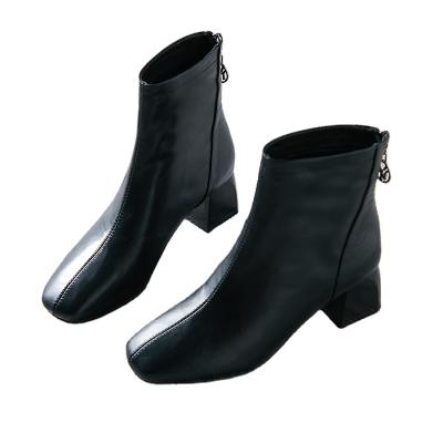 China China fashionable new product shoes female boots fashion leather boots new style fashionable cheap shoes for sale