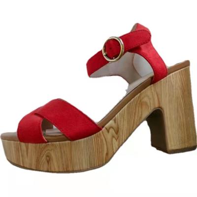 China 2021 Red Women's Breathable Sandals High Quality Classic Women's Sandals Designs Women's Sandals for sale