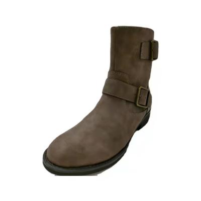 China Fashion Trend Made In China Hot Buckle Decoration Women Boots Women Boots Brown Winter Women Boots for sale