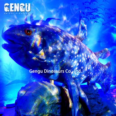 China Outdoor or indoor venue Coelacanthus halobios 3d prehistoric animal animation for sale