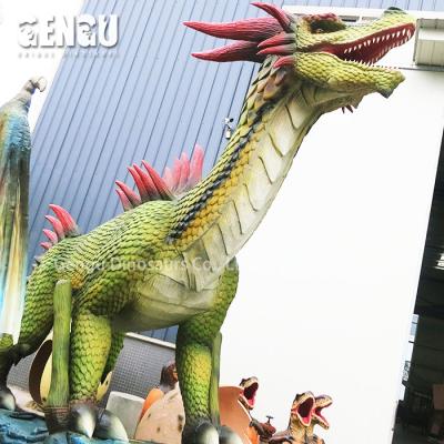 China Promotional Inflatable Dinosaur Dragon Outdoor Metal Sculpture for sale