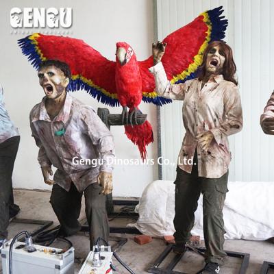 China exterior & Indoor Venue Zombie Halloween Decoration Artificial Animatronic Zombie for sale