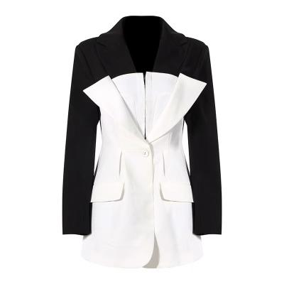 Κίνα Kedier A210046# Ladies Blazer Jacket Button Decorated 100% Polyester Woven Weaving Fabric προς πώληση